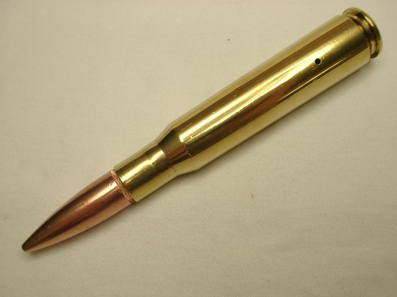 ＊米軍・50BMG・12.7x99mmダミーカート（安全加工済み・再利用不可品）tw53の画像1