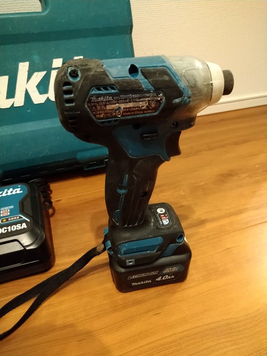 【セット】makita マキタ 10.8V 充電式インパクトドライバー TD111D