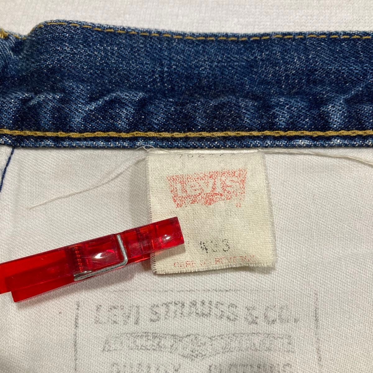 Levi’s 702XX 日本製 BIG E 赤耳 97年製造 W33 L36 リーバイス 復刻 ビッグE セルビッチ ジーンズ