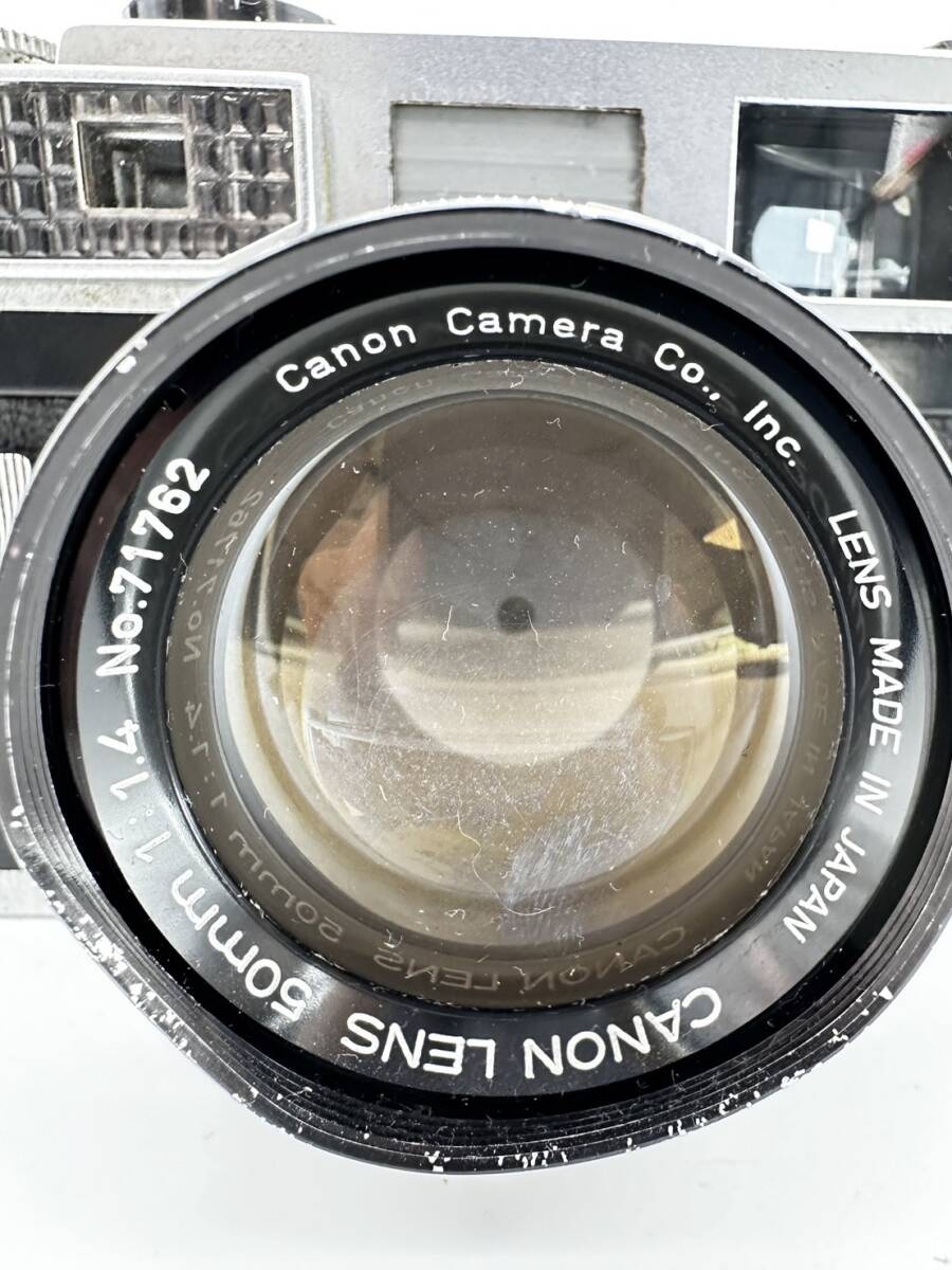 H4843　Canon 7 キャノン フィルムカメラ　CANON LENS 50mm 1：1.4　動作未確認_画像5