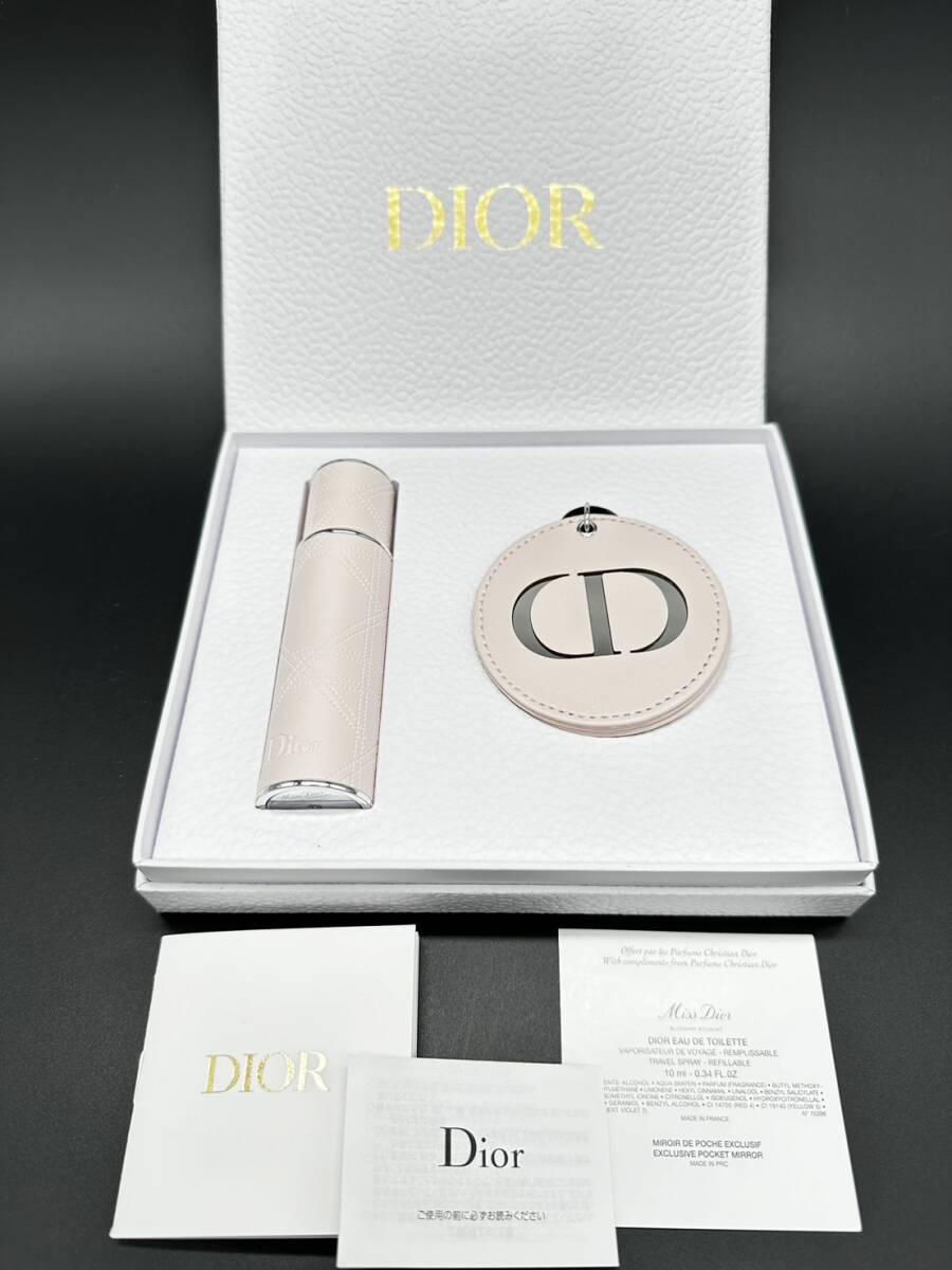 T3969 Dior Miss Dior Travel Spray Set Blooming Bouquet Duto Mirror