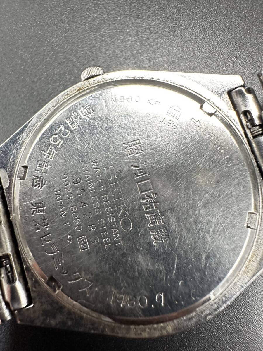 H5436 SEIKO セイコー キングクオーツ 9923-8050 クオーツ デイデイト メンズ 腕時計 ジャンクの画像4