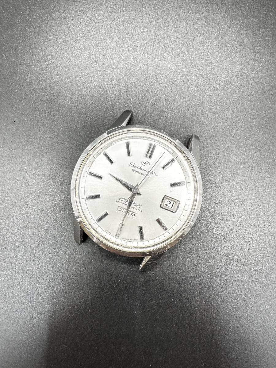 H5434 SEIKOセイコーマチック 6206-8990 ウィークデーター 自動巻き デイデイト ヴィンテージ メンズ腕時計 の画像4