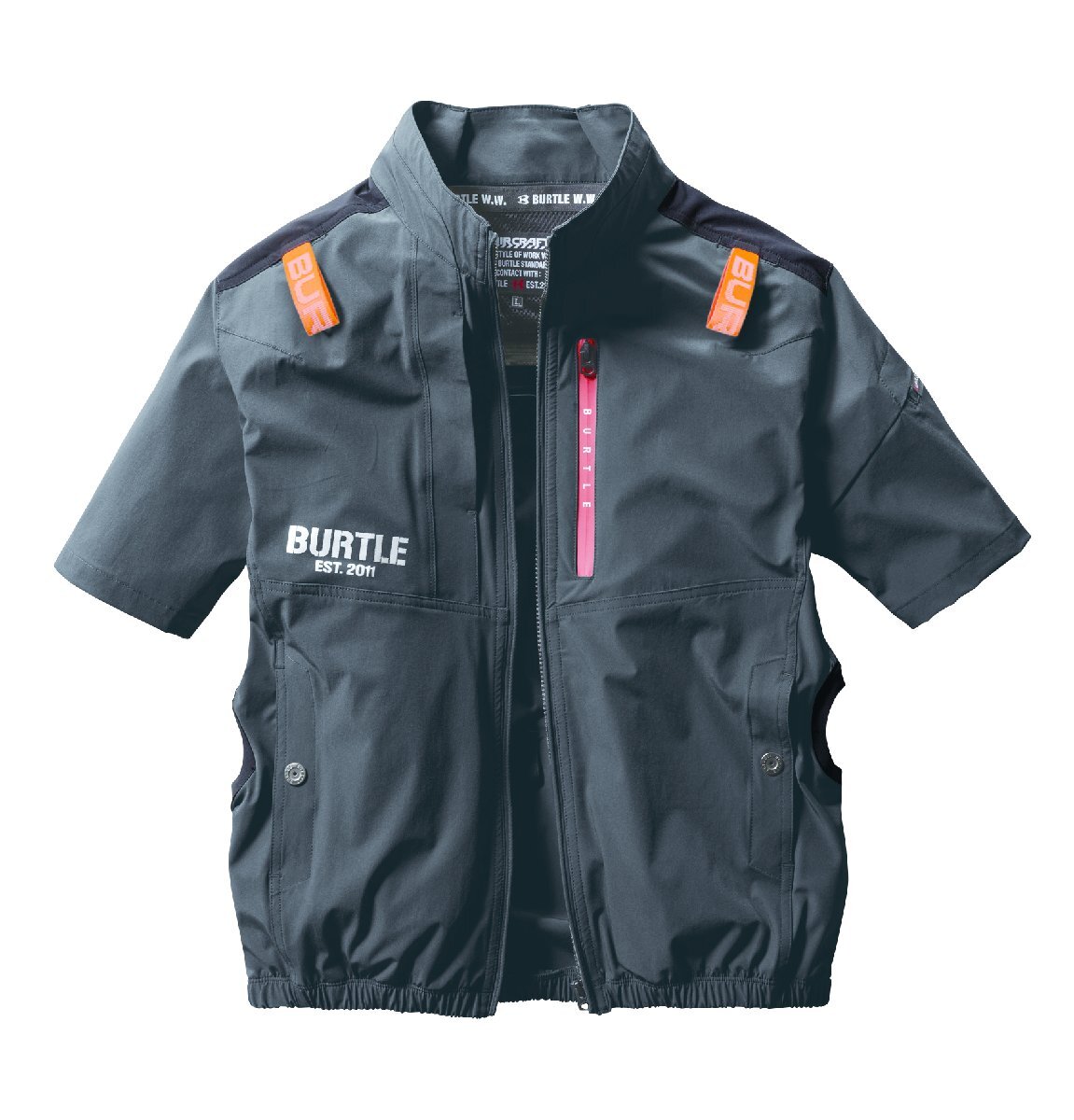 【即納】2023年最新 AC2006　半袖 35.ブラック　3XL　バートル　空調服　burtle　単品　サイドファン_画像2