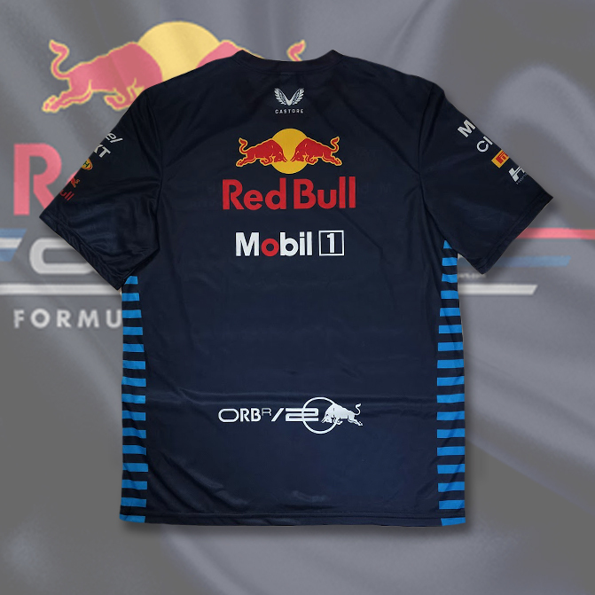 【Mサイズ】オラクル レッドブル F1チーム 2024 レプリカTシャツ フェルスタッペン ペレス アパレル⑧の画像5