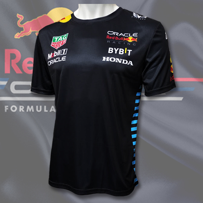 【XLサイズ】オラクル レッドブル F1チーム 2024 レプリカTシャツ フェルスタッペン ペレス アパレルの画像2