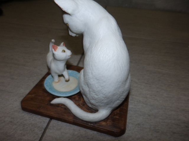 Irene Spencer アイリーン・スペンサー 陶製 フィギュリン 陶器 猫 置物 インテリア G61_画像3