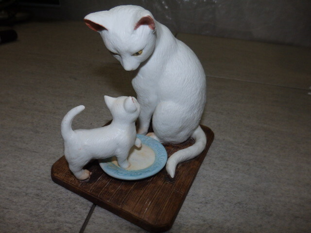 Irene Spencer アイリーン・スペンサー 陶製 フィギュリン 陶器 猫 置物 インテリア G61_画像2