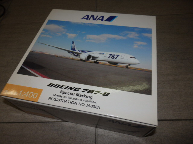 全日空商事 1/400 ANA ボーイング787-8 Special Marking JA802A ダイキャスト 模型 モデル V G7850の画像1