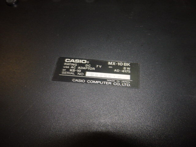 CASIO カシオ MSX MX-101 TYPE B 中古 G7957の画像3