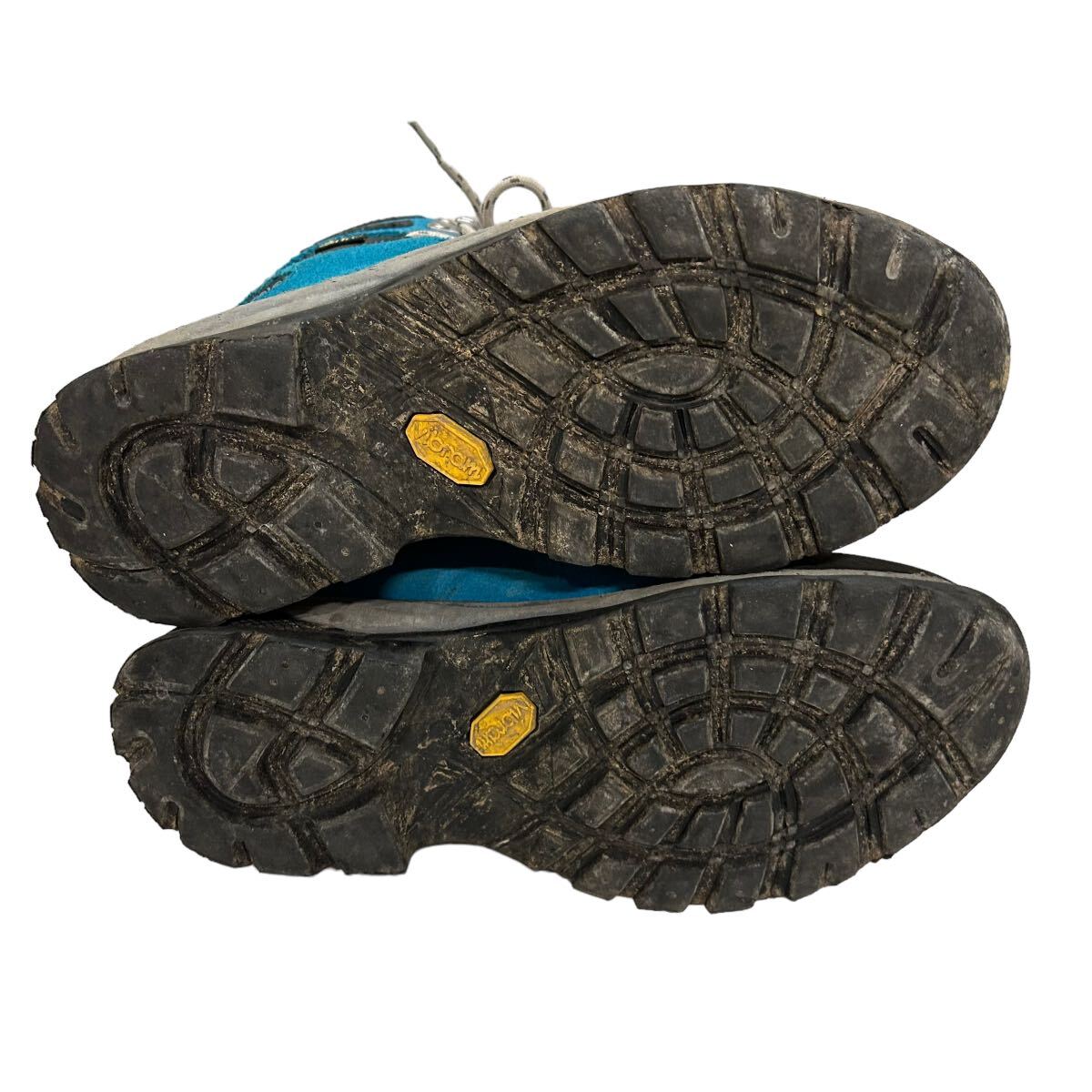 A518 ASOLOazoro trekking shoes mountain climbing shoes GORE-TEX Gore-Tex UK5.5 US7 approximately 24cm blue green black Vibram sole 