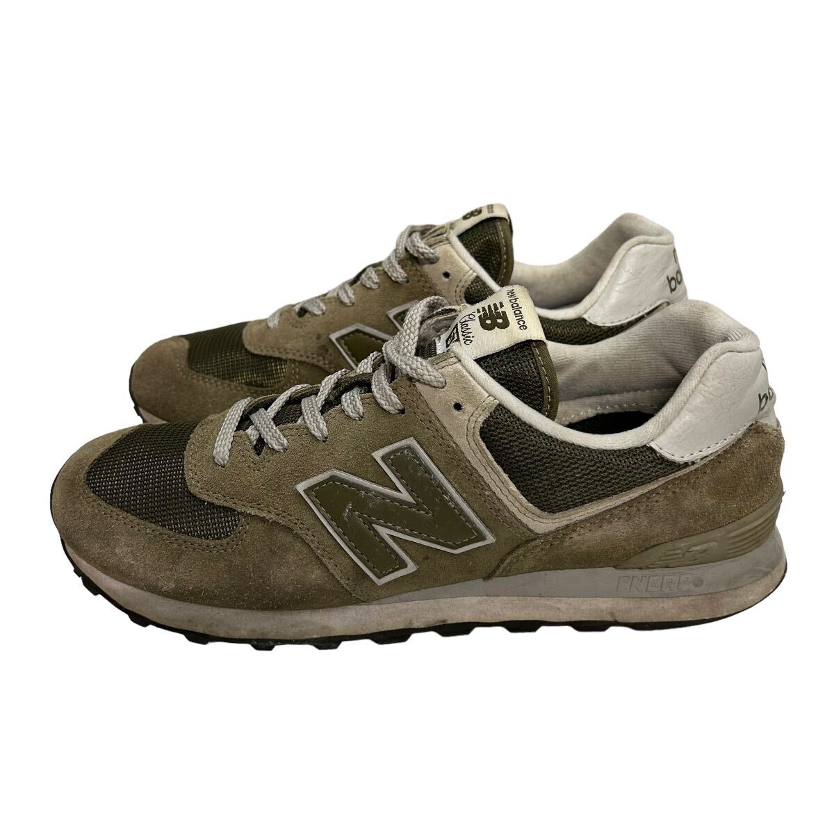 A638 New balance ニューバランス ML574 メンズ スニーカー US9 27cm グレー系_画像2