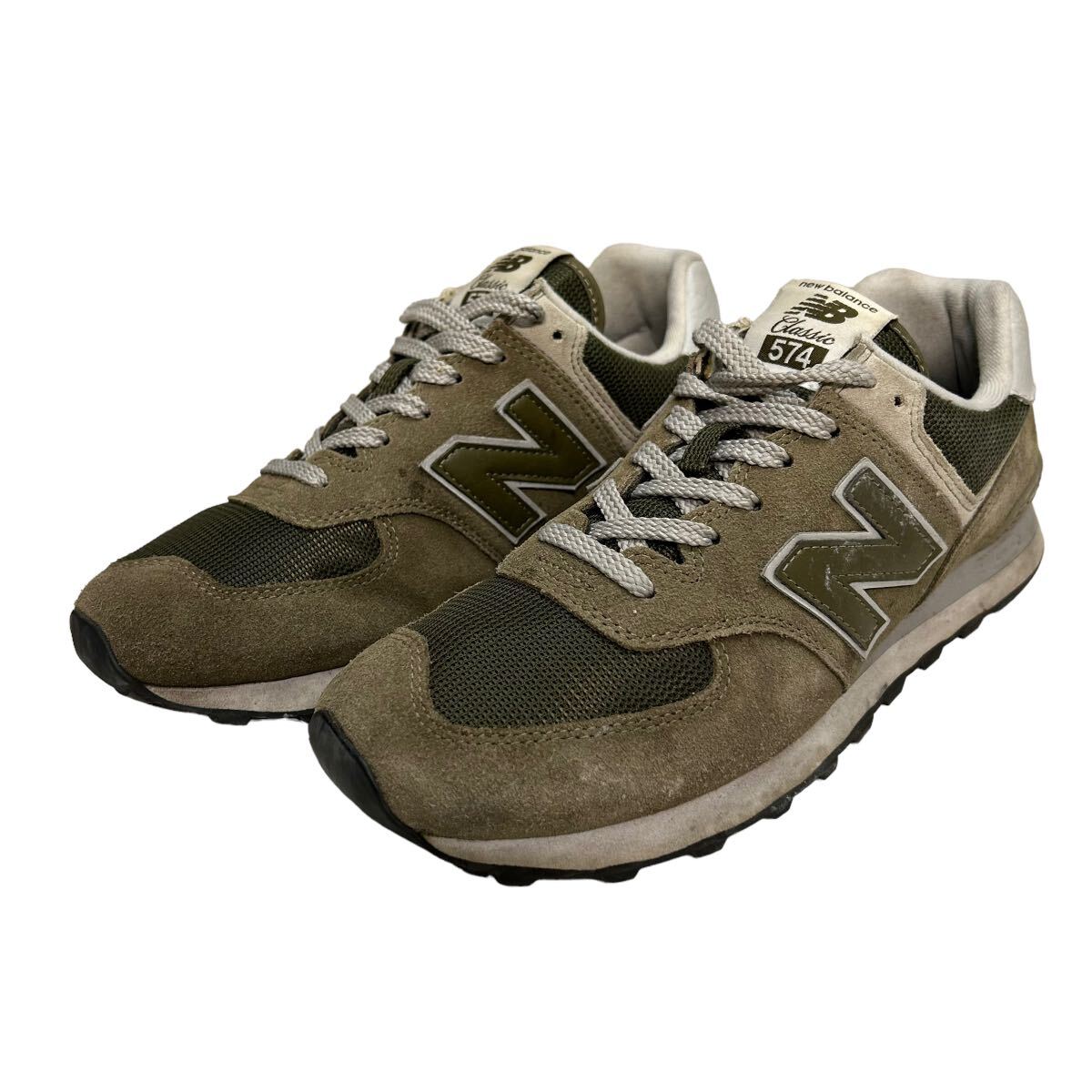 A638 New balance ニューバランス ML574 メンズ スニーカー US9 27cm グレー系_画像1