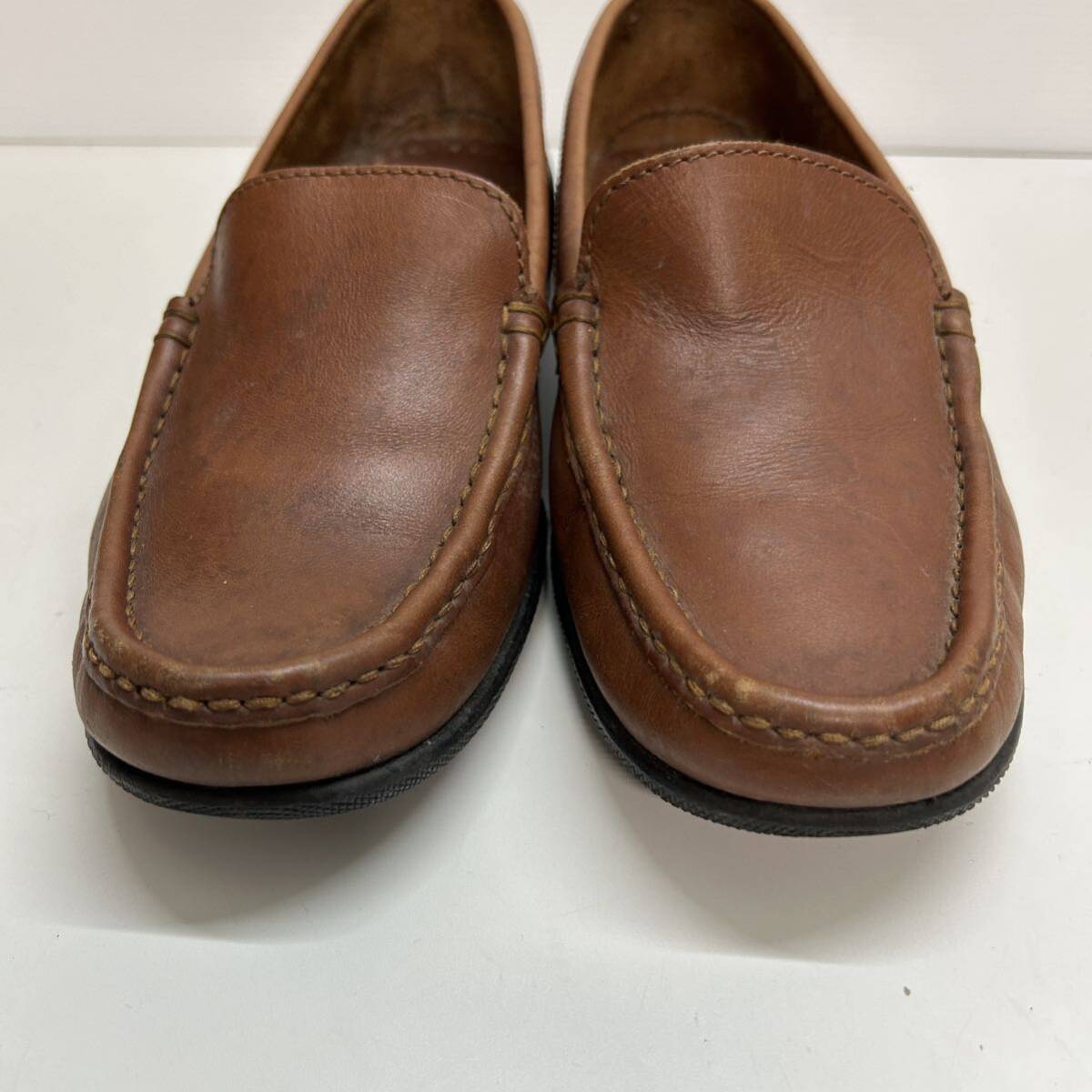 C386 REGAL Reagal men's Loafer business shoes slip-on shoes 24cm Brown leather 