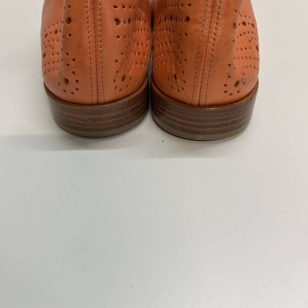 C444 Италия производства FRATELLI ROSSETTIf Latte  Lilo Sette . женский прогулочные туфли туфли-лодочки 36 примерно 23cm orange кожа 