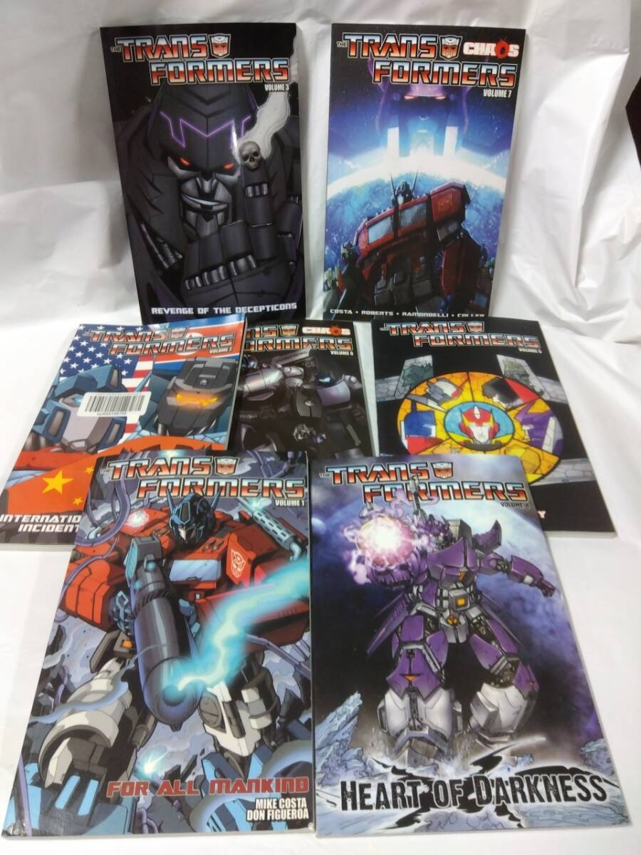 トランスフォーマー☆1-7巻 洋書 アメコミ TRANSFORMERSの画像1