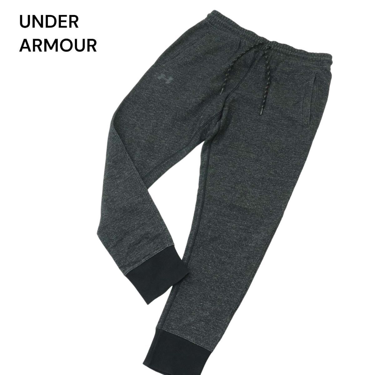 美品★ UNDER ARMOUR アンダーアーマー UA オールデイ スウェット イージー ジョガー パンツ Sz.LG　メンズ トレーニング　A4B01894_4#R_画像1