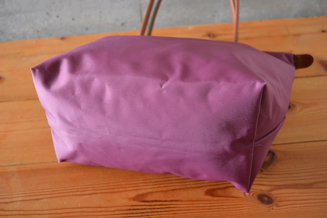  France made [ Long Champ ]ru*p rear -ju folding type tote bag / portable /LONGCHAMP/ purple 