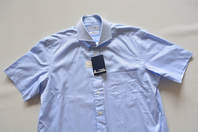  не использовался [ серп . рубашка Maker\'s Shirt ] рубашка с коротким рукавом LL / голубой / Hori zontaru