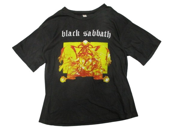 ビンテージ BLACK SABBATH ブラックサバス Sabbath Bloody Sabbath 血まみれの安息日 Tシャツ 黒 SIZE:XL Ozzy Osbourne オジーオズボーンの画像1