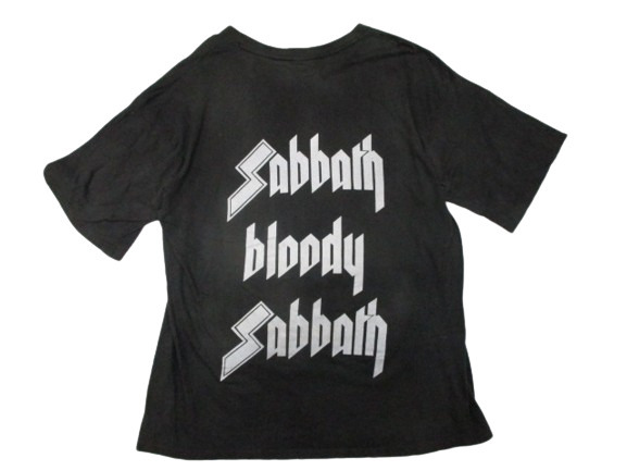 ビンテージ BLACK SABBATH ブラックサバス Sabbath Bloody Sabbath 血まみれの安息日 Tシャツ 黒 SIZE:XL Ozzy Osbourne オジーオズボーンの画像6
