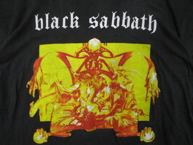 ビンテージ BLACK SABBATH ブラックサバス Sabbath Bloody Sabbath 血まみれの安息日 Tシャツ 黒 SIZE:XL Ozzy Osbourne オジーオズボーンの画像2