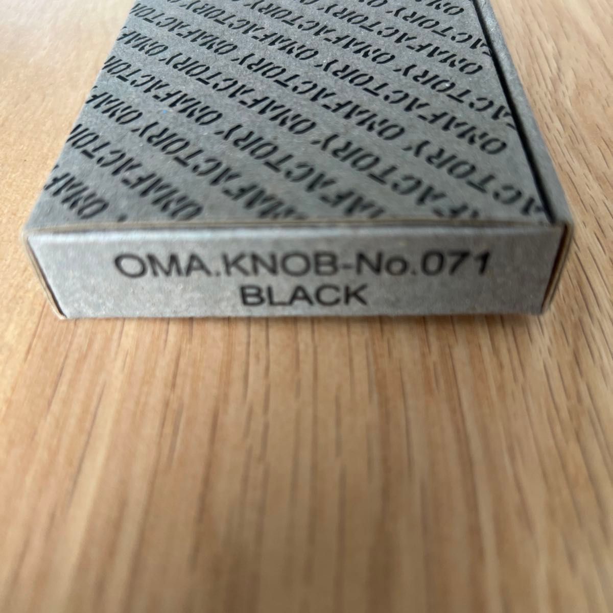OMA FACTORY OMA.KNOB-No.071 BLACK