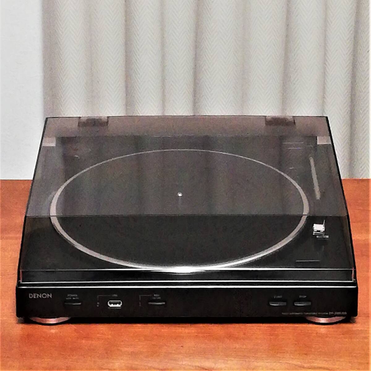  ultimate beautiful goods!! operation excellent DENON( Denon )DP-200USB USB memory correspondence phono equalizer internal organs full automatic belt Drive record player 