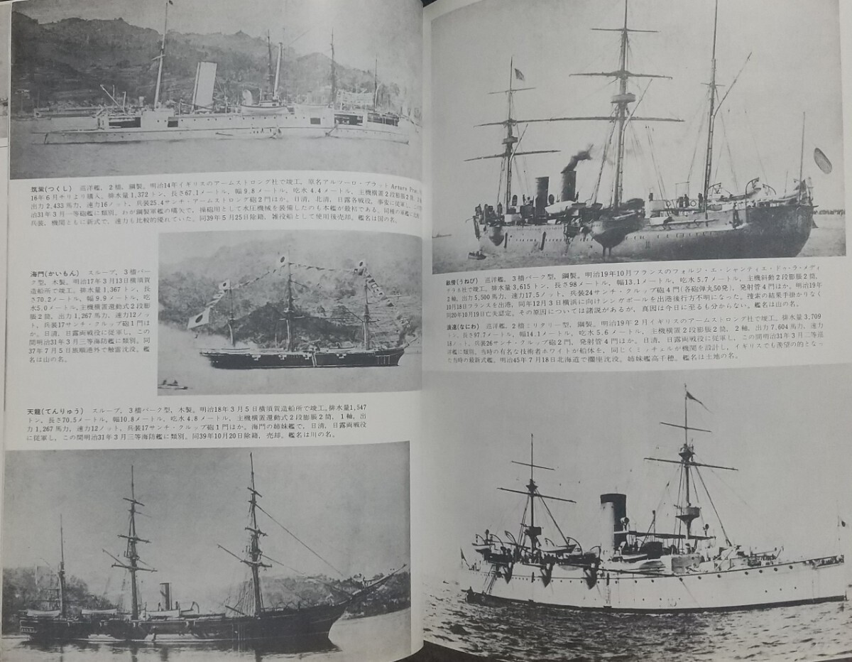 『写真集・日本軍艦史〈1〉明治編』世界の艦船/海人社刊[７月号増刊(1976 No.229)/定価980円]_画像3