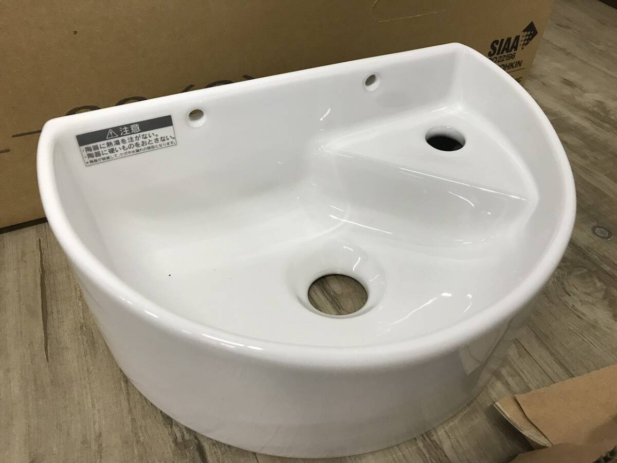 ID5160: 開封済未使用品 INAX 狭小手洗器 AWL-33（S）BW1 手洗い器 の画像7