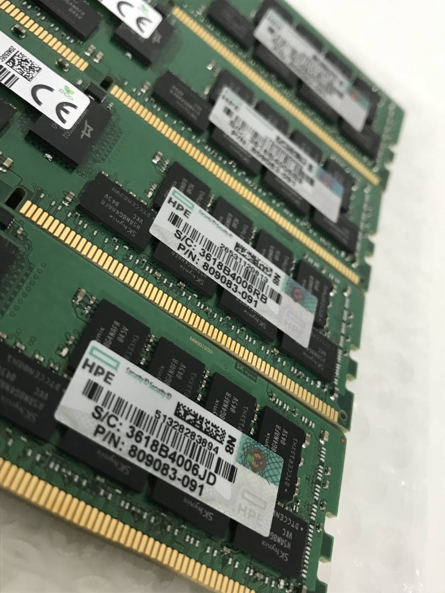 HPE認証 HP 純正 SK hynix HMA84GR7AFR4N-VK 32GB 4枚セット 合計128GB PC4-21300 PC4-2666V DDR4-2666 RDIMM 2R×4 HPE 2の画像5