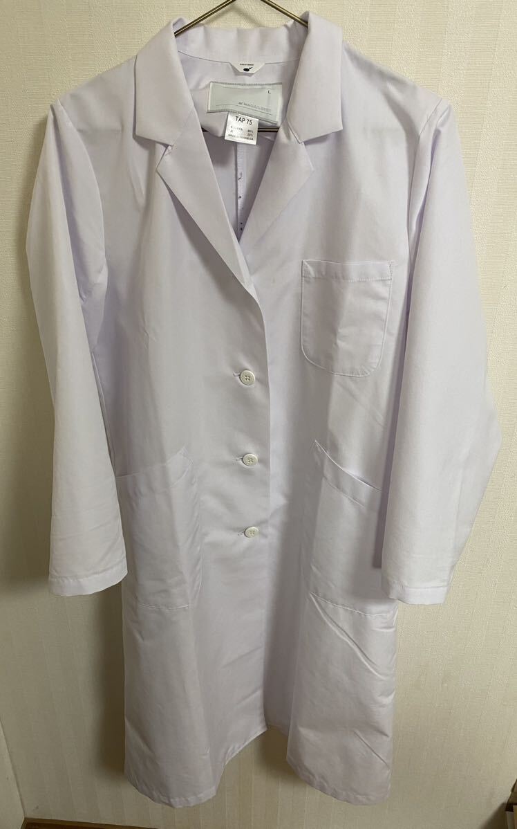ナガイレーベン 白衣 ドクターコート シングル診察衣 TAP75 レディース ホワイト 長袖 S型 Naway 医療 病院 制服の画像1