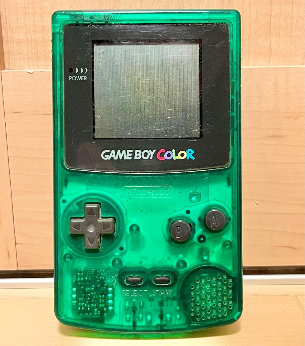 訳アリ動作品】ゲームボーイカラー スケルトングリーン 訳アリ動作品】ゲームボーイカラー スケルトングリーン