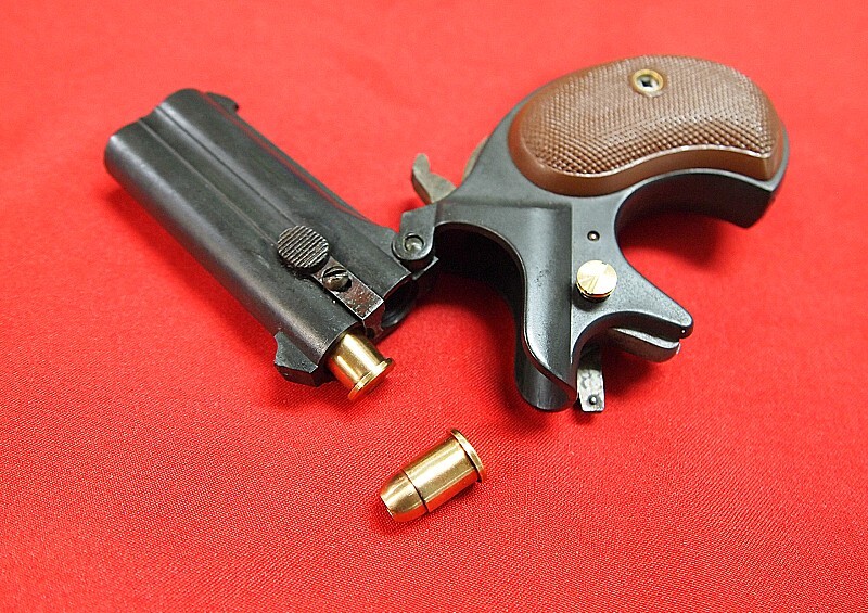 ハドソン モデルガン レミントン ダブルデリンジャー 発火式 HW 経年品 Remington W-DERRINGER HUDSONの画像4
