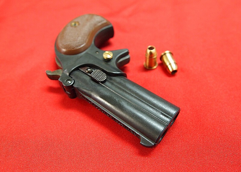 ハドソン モデルガン レミントン ダブルデリンジャー 発火式 HW 経年品 Remington W-DERRINGER HUDSONの画像3