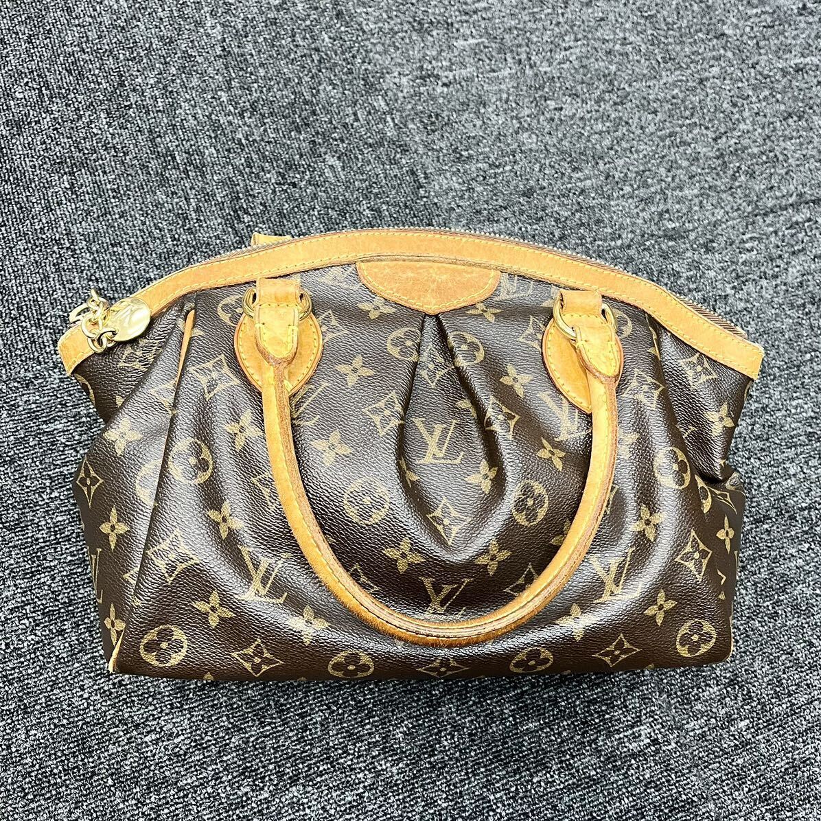 ★1円スタート★LOUISVUITTON ルイヴィトン ティボリPM ハンドバッグ M40143ブラウン 茶色 シリアルVI4028トートバッグの画像2