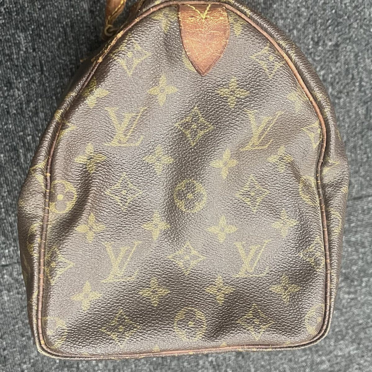 ★1円スタート★LOUIS VUITTON ルイヴィトン モノグラム スピーディー30 M41526/シリアルSA ミニボストンバッグ ハンドバッグ ブラウンの画像3