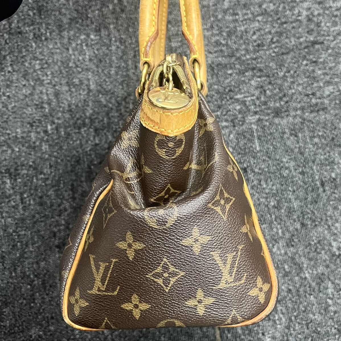 ★1円スタート★LOUISVUITTON ルイヴィトン ティボリPM ハンドバッグ M40143ブラウン 茶色 シリアルVI0088トートバッグの画像4