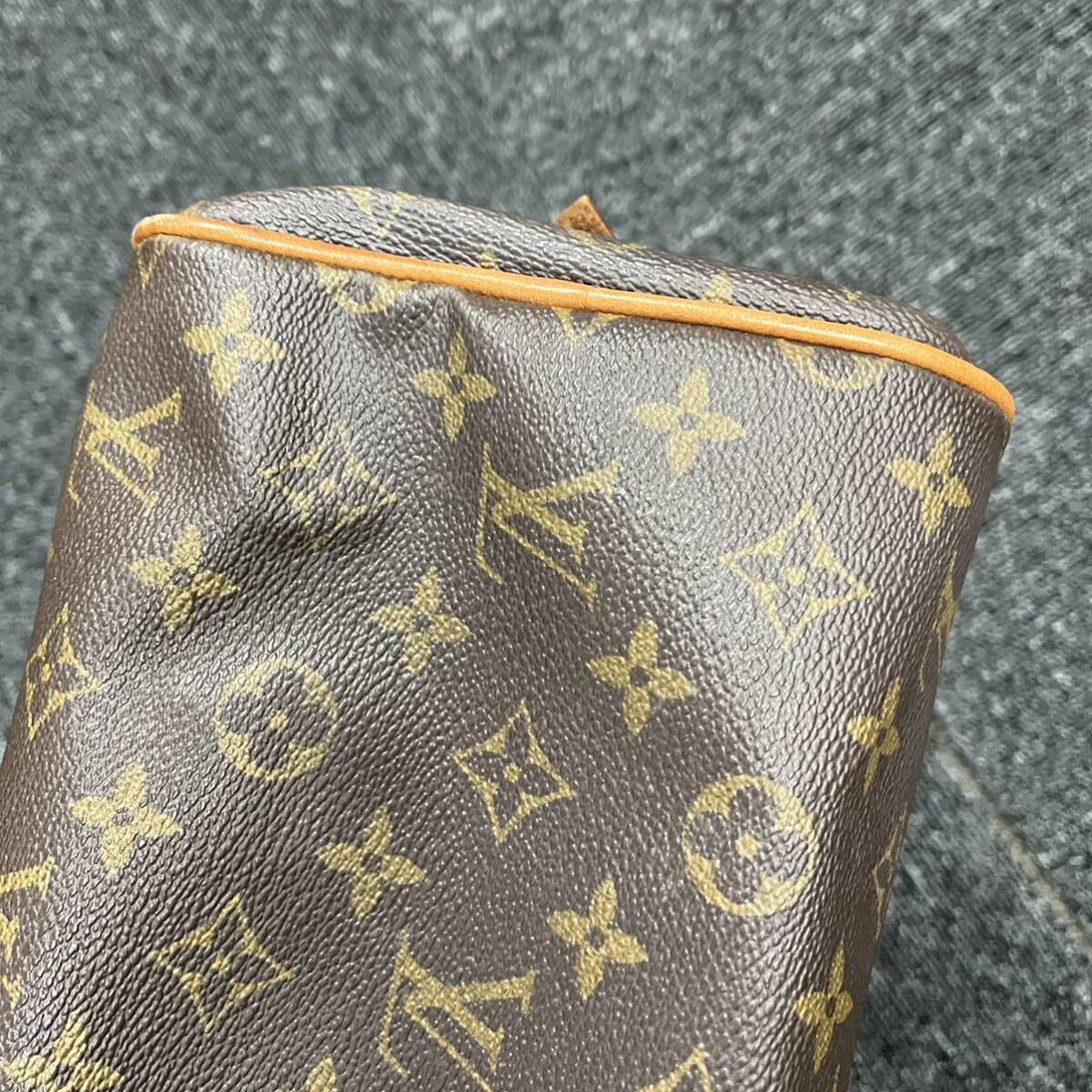 ★1円スタート★LOUIS VUITTON ルイヴィトン モノグラム モントルグイユPM M95565 ショルダーバッグ ハンドバッグ シリアルSD3018 茶色の画像3