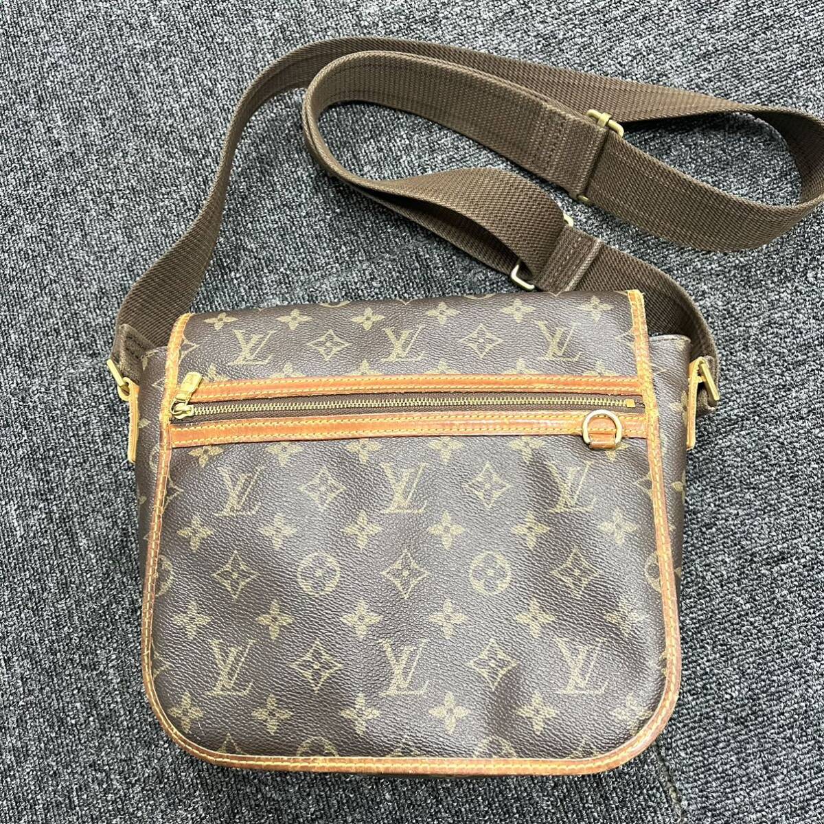 ★1円スタート品★LOUIS VUITTON ルイヴィトン モノグラム メッセンジャーボスフォールPM M40106/シリアルMI1015ショルダーバッグ 茶色の画像1