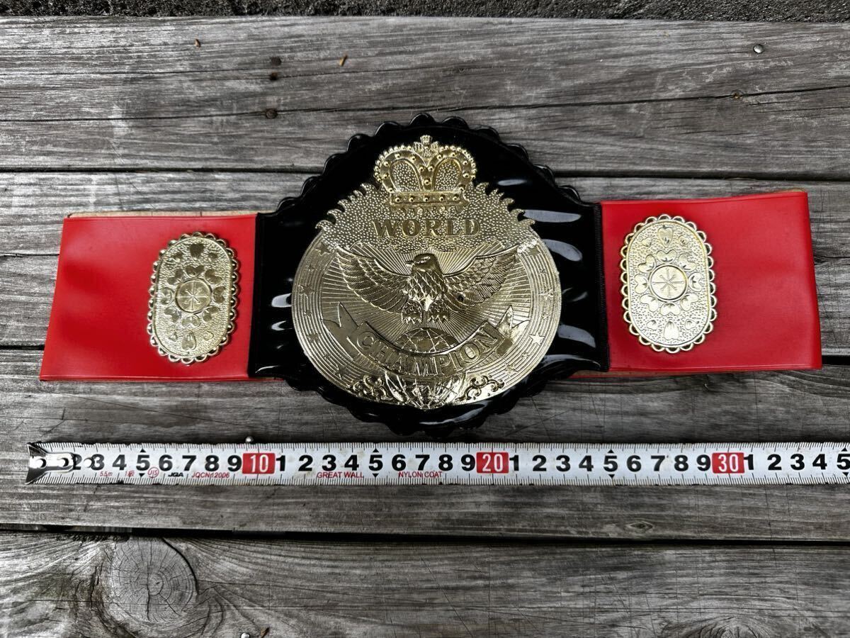 当時物 新品開封 Champion Belt ワールドチャンピオン チャンピオンベルト プロレス レトロ玩具 昭和 レトロ ビンテージ 駄菓子屋