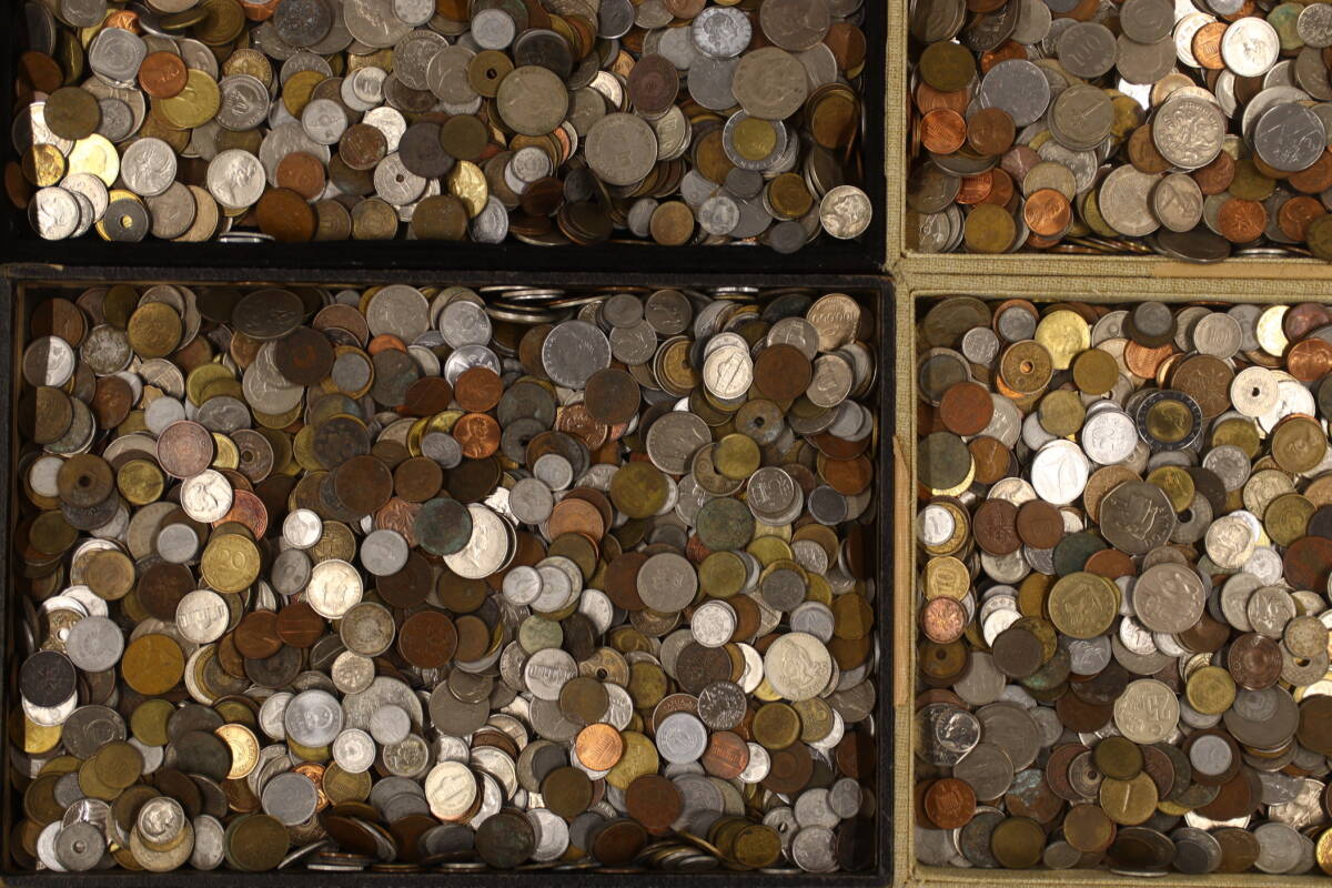 外国コイン 海外コイン 17764g まとめて おまとめ 大量 古銭 コイン 硬貨