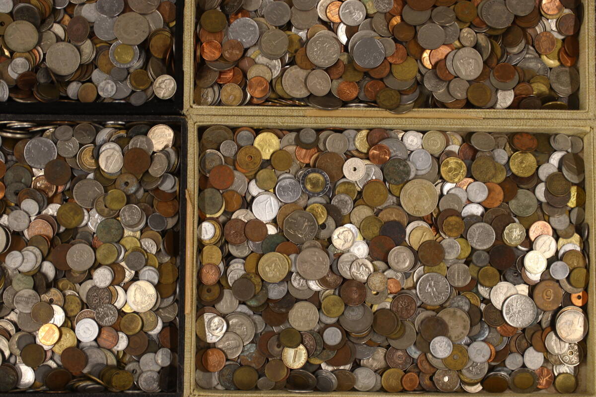 外国コイン 海外コイン 17764g まとめて おまとめ 大量 古銭 コイン 硬貨