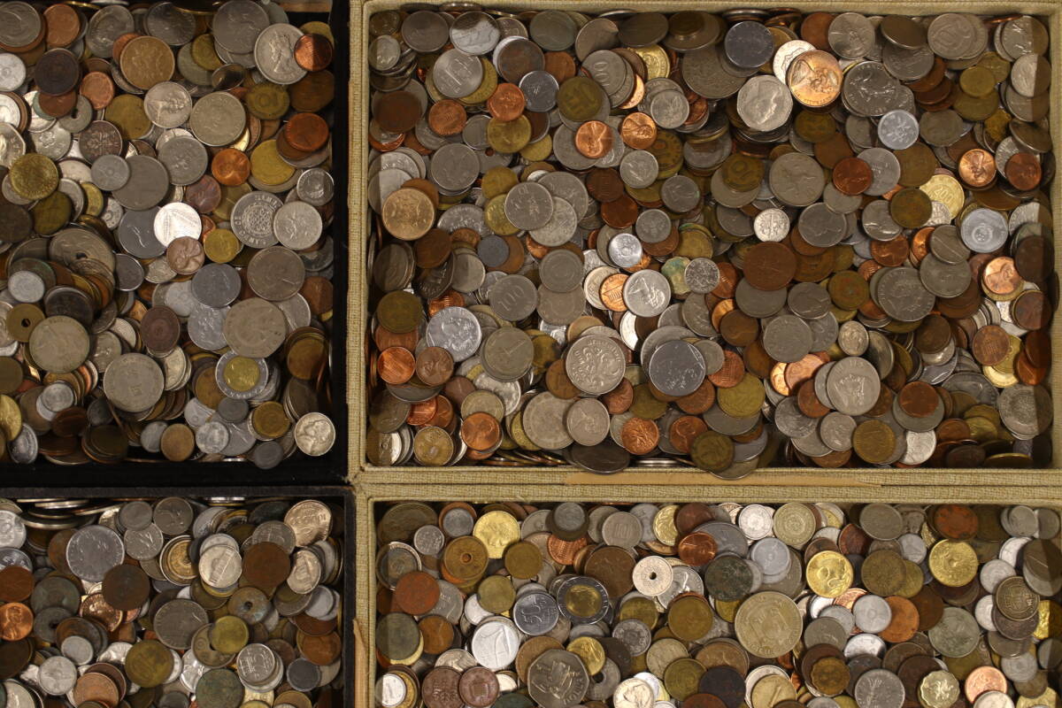 外国コイン 海外コイン 17764g まとめて おまとめ 大量 古銭 コイン 硬貨の画像5