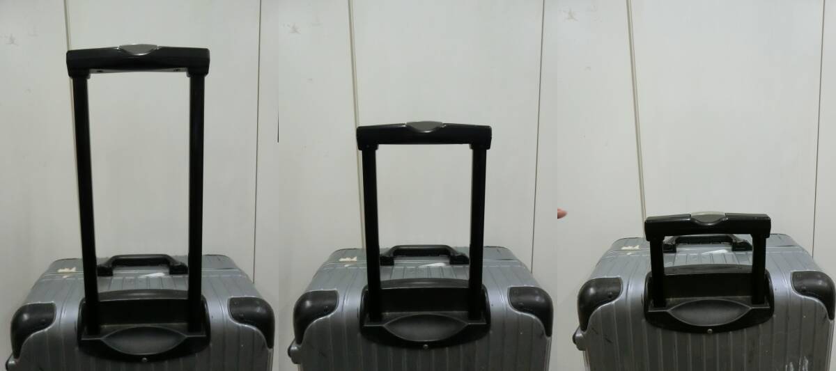 35692◆リモワ RIMOWA トパーズ スーツケース キャリーバッグ 2輪 3点ロック 旧型 ジャンク_画像9