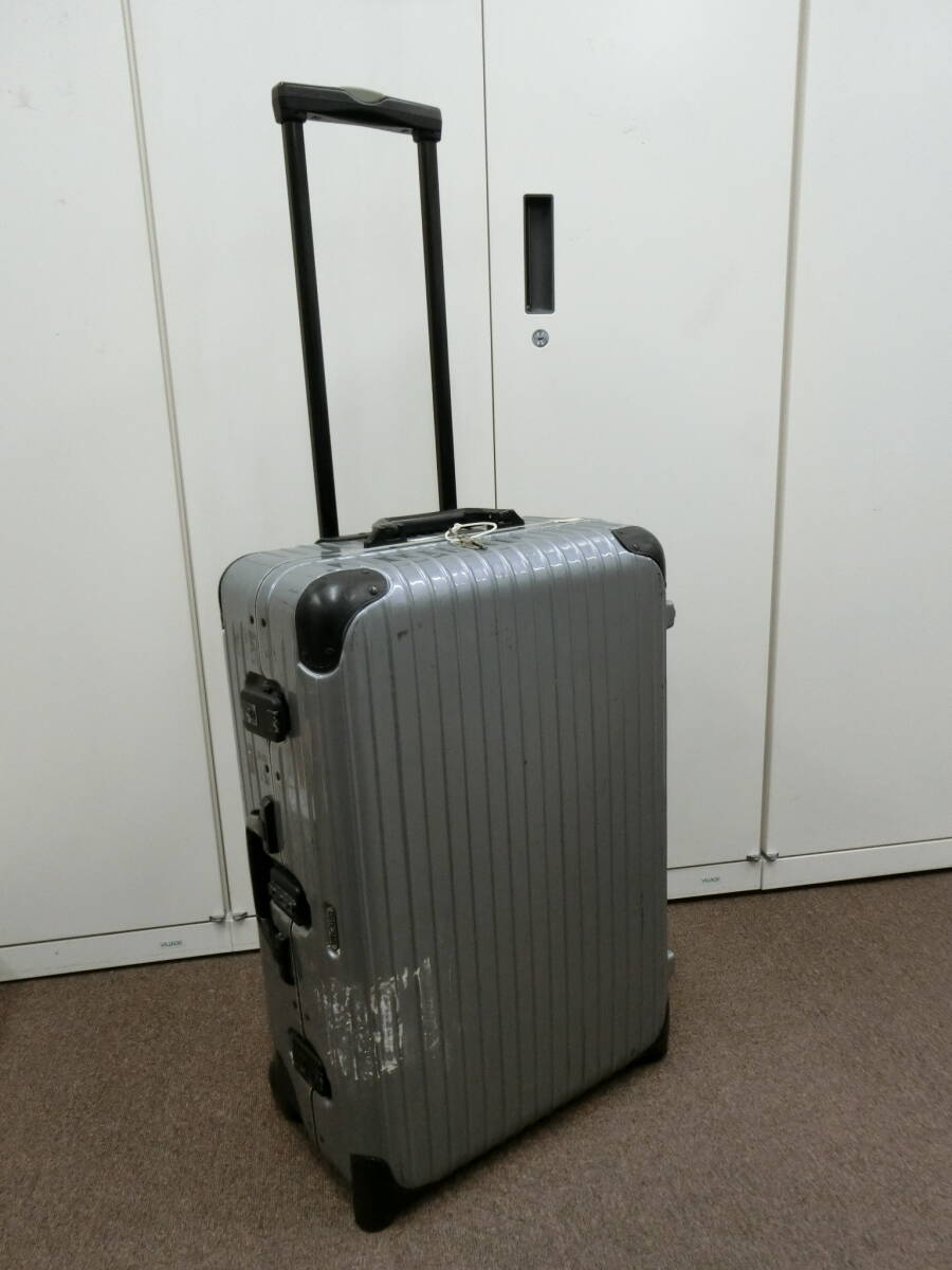 35692◆リモワ RIMOWA トパーズ スーツケース キャリーバッグ 2輪 3点ロック 旧型 ジャンクの画像1