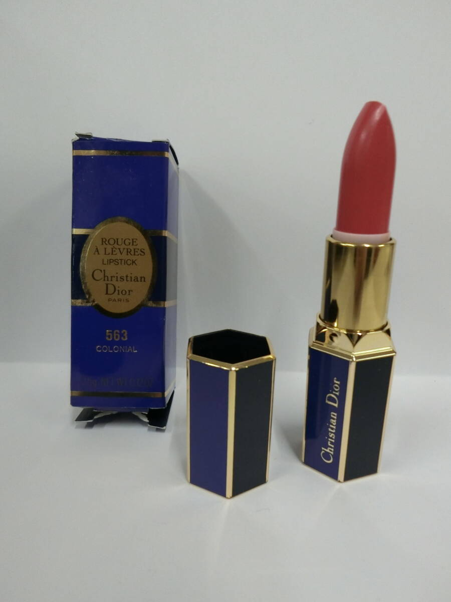 36139◆未使用Christian Dior ディオール ルージュアレーブル リップスティック 口紅 No.563 ピンク系_画像1