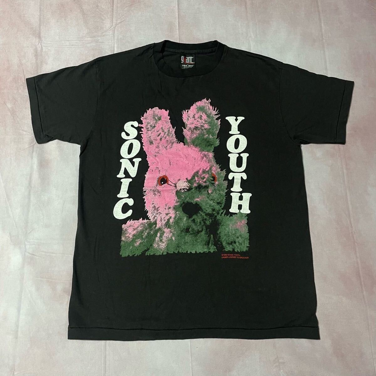 Sonic Youth ソニックユース Gracias black Tシャツ Lサイズの画像1