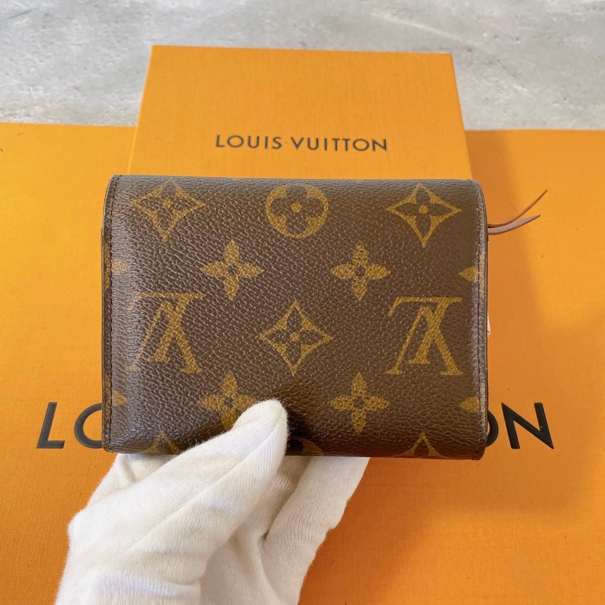 LOUISVUITTON ルイヴィトン モノグラム ポルトフォイユ ヴィクトリーヌ 三つ折り財布