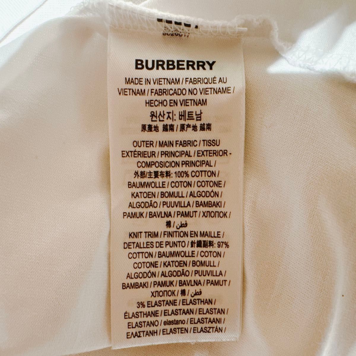 BURBERRY バーバリー TB ロゴプリント Tシャツ カットソー 半袖